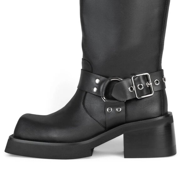 Corrupt Platform Moto Boot Square Toe - Picture 1 of 9